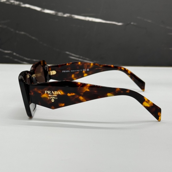 NEW PR 08YS 01V8C1 PRADA BROWN BUTTERFLY SPR 08Y 01V8C1 WOMEN SUNGLASSES - Picture 8 of 12